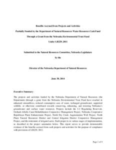 Microsoft Word - 20140630_DNR_LB229_2014_Report to the Natural Resources Committee.docx