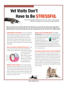 Tips to Make Vet Visits Less Stressful - Content Article