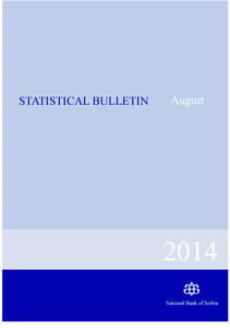 August  2014 STATISTICAL BULLETIN
