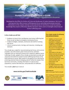 Human Trafficking Task Force E-Guide Flier
