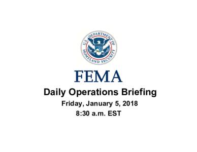 Microsoft PowerPoint - FEMA Daily Ops Briefing