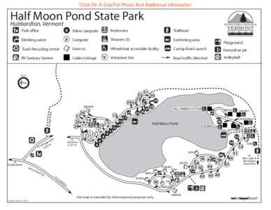 Click On A Site For Photo And Additional Information  Half Moon Pond State