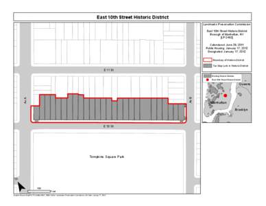 East 10th Street Historic District Landmarks Preservation Commission East 10th Street Historic District