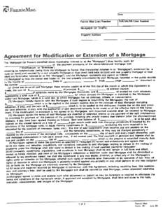 Date Fannie Mae Loan Number Mortgagor FHA/VA/MI