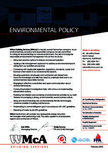 WMcA _Environmental_Policy