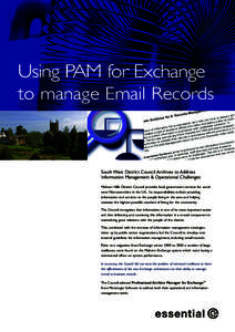 Government email archiving case study