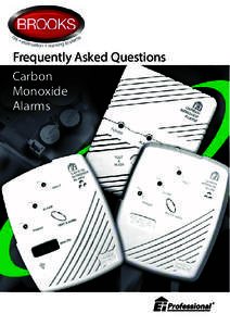 Frequently Asked Questions Carbon Monoxide Alarms  Frequently Asked Questions