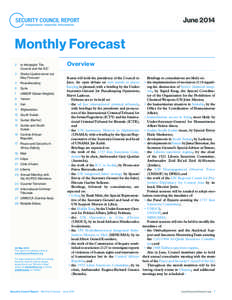 June[removed]Monthly Forecast 2  In Hindsight: The