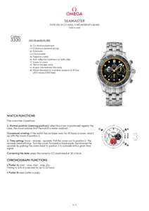 SEAMASTER DIVER 300 M CO-AXIAL CHRONOGRAPH 44 MM Steel on steel Caliber