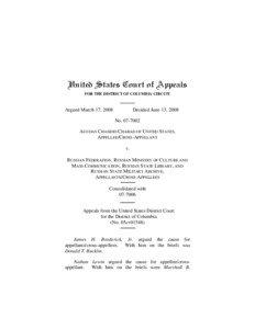 United States Court of Appeals FOR THE DISTRICT OF COLUMBIA CIRCUIT