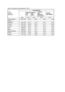 Table 15 Population by Computer skill[removed]Computer skill working