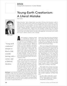 Article Young-Earth Creationism: A Literal Mistake