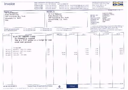 International Bank Account Number / Sort code / Gravenstein / Value added tax / Payment / Sebastopol /  California / Order / Business / Economics / Invoice