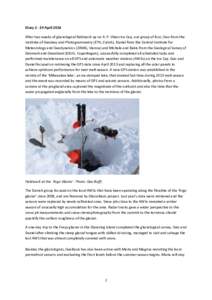 Zackenberg / Glacier / Snow / Glaciology / Automated airport weather station / Automatic weather station / Meteorology / Atmospheric sciences / Physical geography