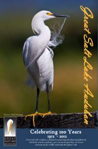 Great Salt Lake Audubon  Photo: Earl Nelson Celebrating 100 Years[removed]