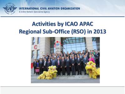 Activities by ICAO APAC Regional Sub-Office (RSO) in[removed]January[removed]Page 1