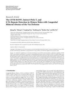 Classical genetics / Population genetics / Cystic fibrosis transmembrane conductance regulator / Cystic fibrosis / Congenital absence of the vas deferens / Genotype / Polymorphism / Zygosity / Allele frequency / Genetics / Biology / Health