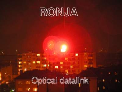 RONJA  Optical datalink ●