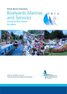 British Marine Federation  Boatyards Marinas and Services around the River Thames 3rd Edition