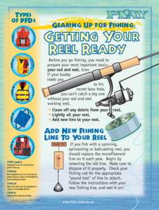 Types of PFD PFDs Gearing Up for Fishing: