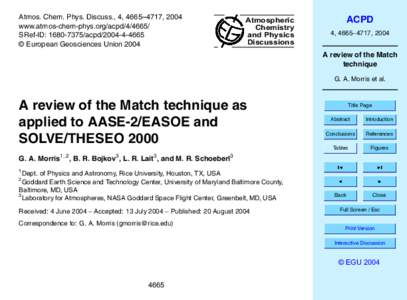 Atmos. Chem. Phys. Discuss., 4, 4665–4717, 2004 www.atmos-chem-phys.org/acpd[removed]SRef-ID: [removed]acpd[removed] © European Geosciences Union[removed]Atmospheric