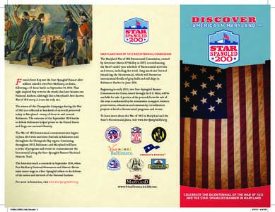 DISCOVER  — Am e r i c a i n M a r y l a n d — Maryland War of 1812 Bicentennial Commission