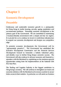 Policy Agenda - Chapter 1 Economic Development