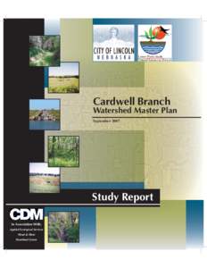 Cardwell Branch Watershed Master Plan Cover Page