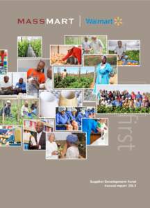 first Supplier Development Fund Annual report 2013 who we are