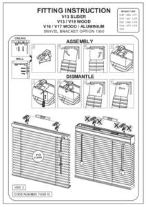 FITTING INSTRUCTION  PRODUCT LINE