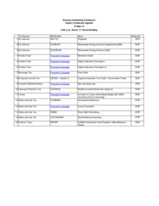 Revenue Estimating Conference Impact Conference Agenda 27-Mar-15 9:00, a.m., Room 117 Knott Building Tax Source 1 Ad Valorem