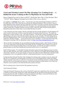 Flip / Real estate broker / Flipping / United States housing bubble / Tariq