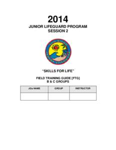 2003 JUNIOR LIFEGUARD PROGRAM