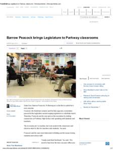 Peacock[removed]brings Legislature to Parkway classrooms | Shreveporttimes | shreveporttimes.com JOBS  CLASSIFIEDS: