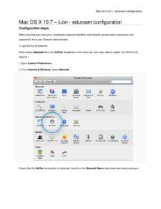 Microsoft Word - Mac OS X[removed]eduroam configuration