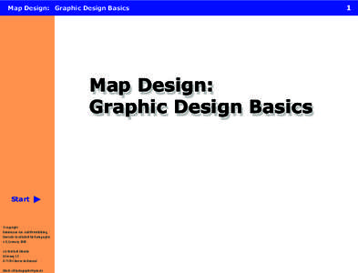 1  Map Design: Graphic Design Basics 5.9