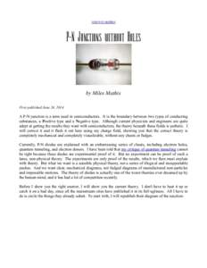 return to updates  P-N Junctions without Holes by Miles Mathis First published June 24, 2014