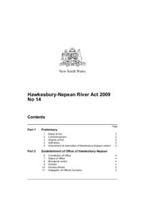 Catchment Management Authority / Sydney / Geography of Australia / Geography of Oceania / Rivers of New South Wales / Nepean River / Hawkesbury /  Ontario