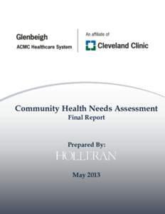 Community Health Needs Assessment Final Report Prepared By:  May 2013