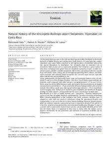 Bothrops asper / Bothrops atrox / Antivenom / Venomous snake / Pit viper / Snakebite / Snake / Squamata / Bothrops / Fauna of South America