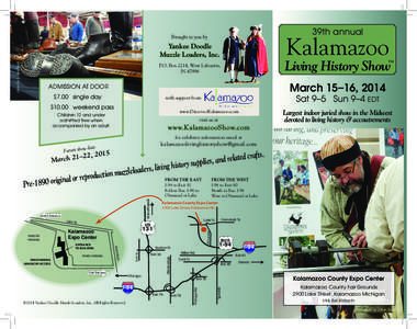 39th annual  Kalamazoo Brought to you by