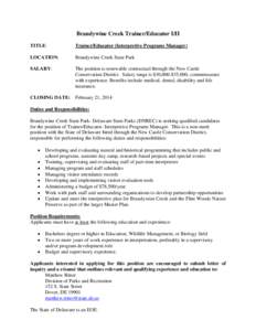 Microsoft Word - brandywine-Interpreter Position posting.doc