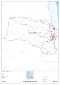 Tablelands Regional Urban Flying-Fox Management Area map