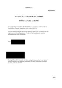 Intersection of Heatherton Road and Monash Freeway, Doveton - Compliance Certificate