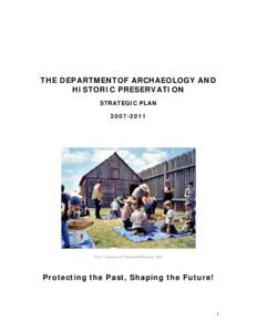 Department of Archaeology and Historic Preservation Strategic Plan[removed]