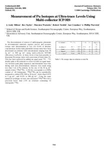 Goldschmidt 2000 September 3rd–8th, 2000 Oxford, UK. Journal of Conference Abstracts Volume 5(2), 710