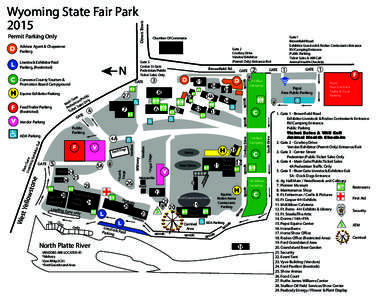 Permit Parking Only  Down Town Wyoming State Fair Park 2015