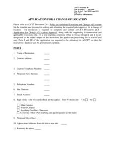 ACCET Document 26.4 Date Developed: May 1990 Date Revised: April 2008/August 2014 Page 1 of 3 Pertinent to: All Institutions