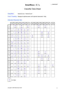 hansit-2x.pdf  SmartReco - C / L Classifier Data Sheet Classifier: