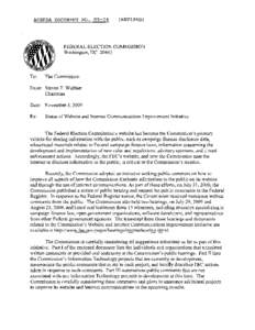 AGENDA DOCUMENT NO[removed]REVISED) FEDERAL ELECTION COMMISSION